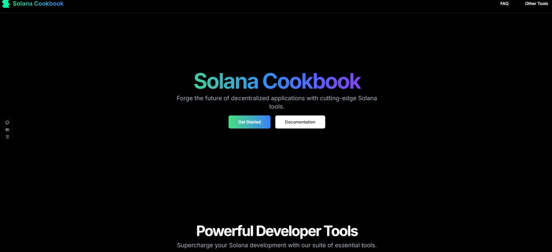 Solana Developer Tools