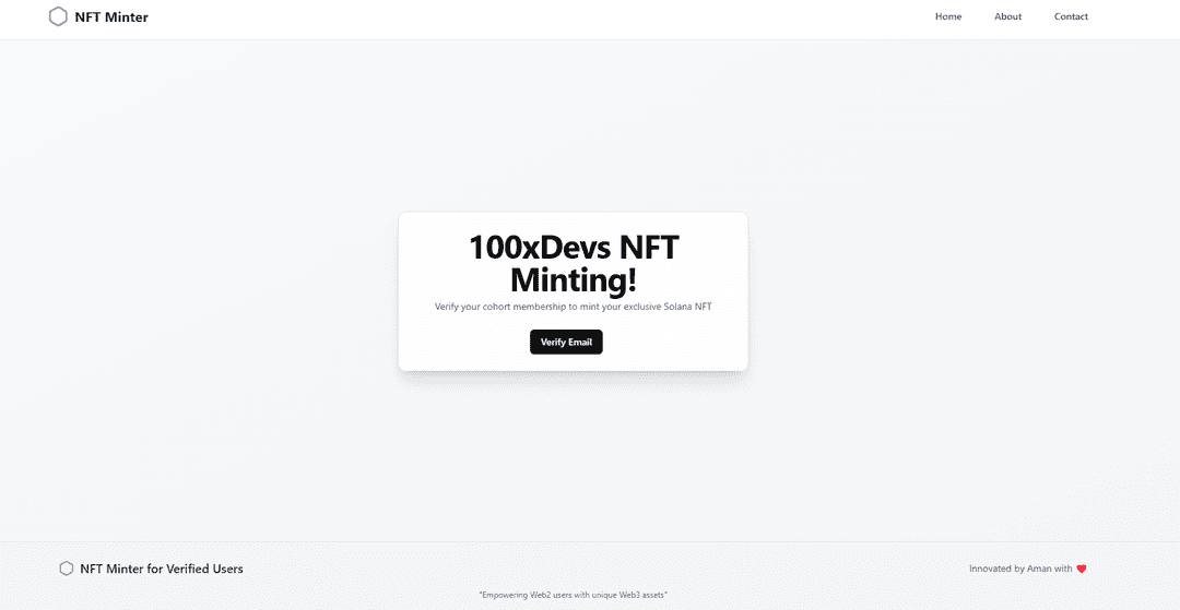 100xDevs NFTMinter